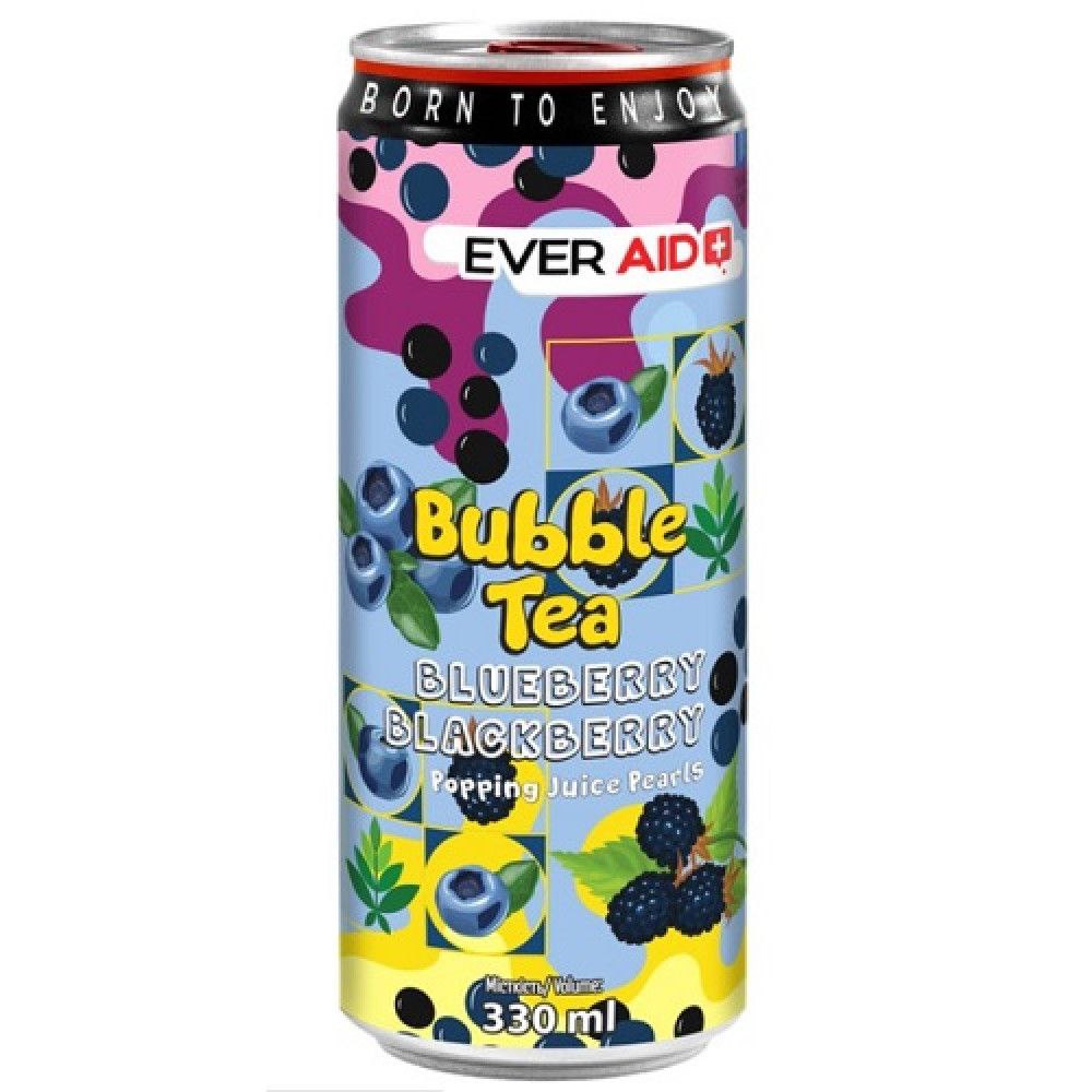 Напій б/а Ever Aid Bubble Tea Blueberry Blackberry 0.33 л з/б